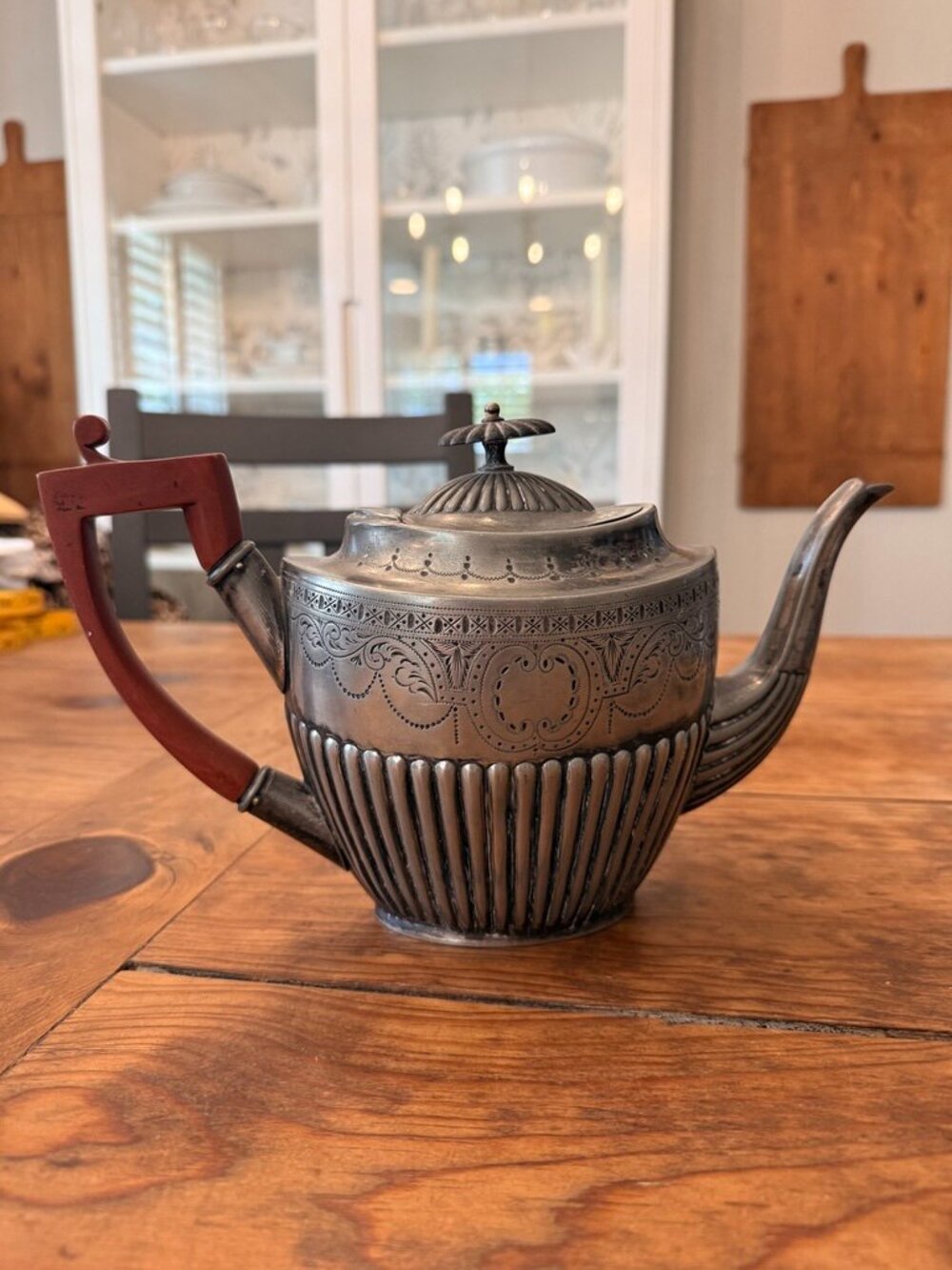 early 20th century Arthur Morris 3-piece Silver PlateTea Set